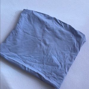 Brandy Melville baby blue crop tube top